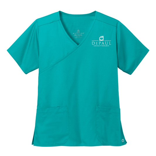 Wink® Women’s WorkFlex™ Mock Wrap Top